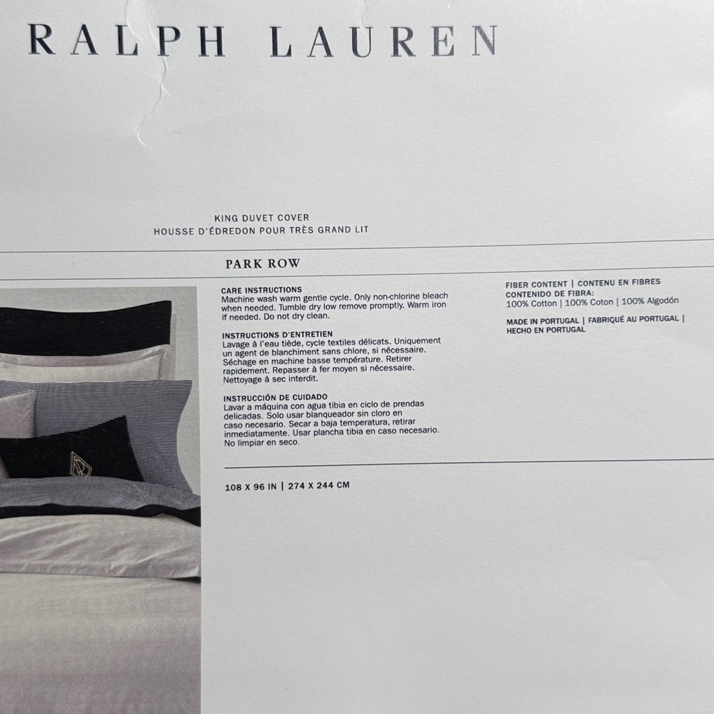 Ralph Lauren Duvet Cover - Picture 6 of 9